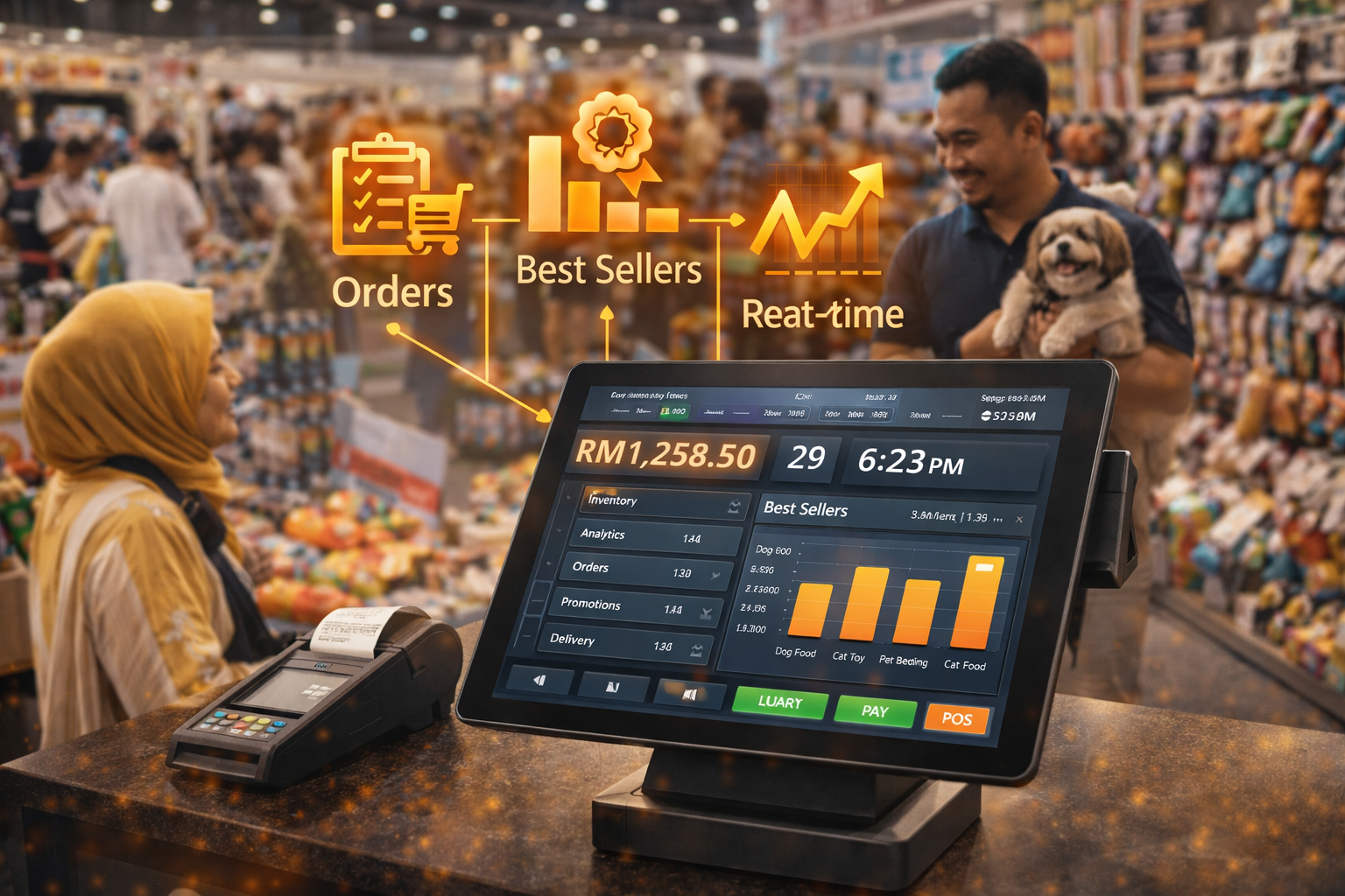 Expo trade show live sales tracking