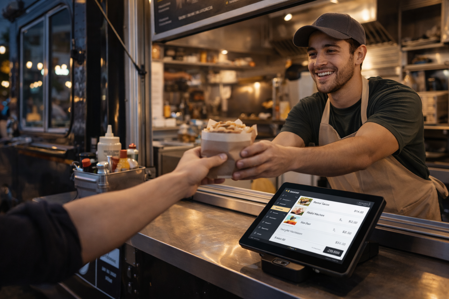 Food truck portable POS