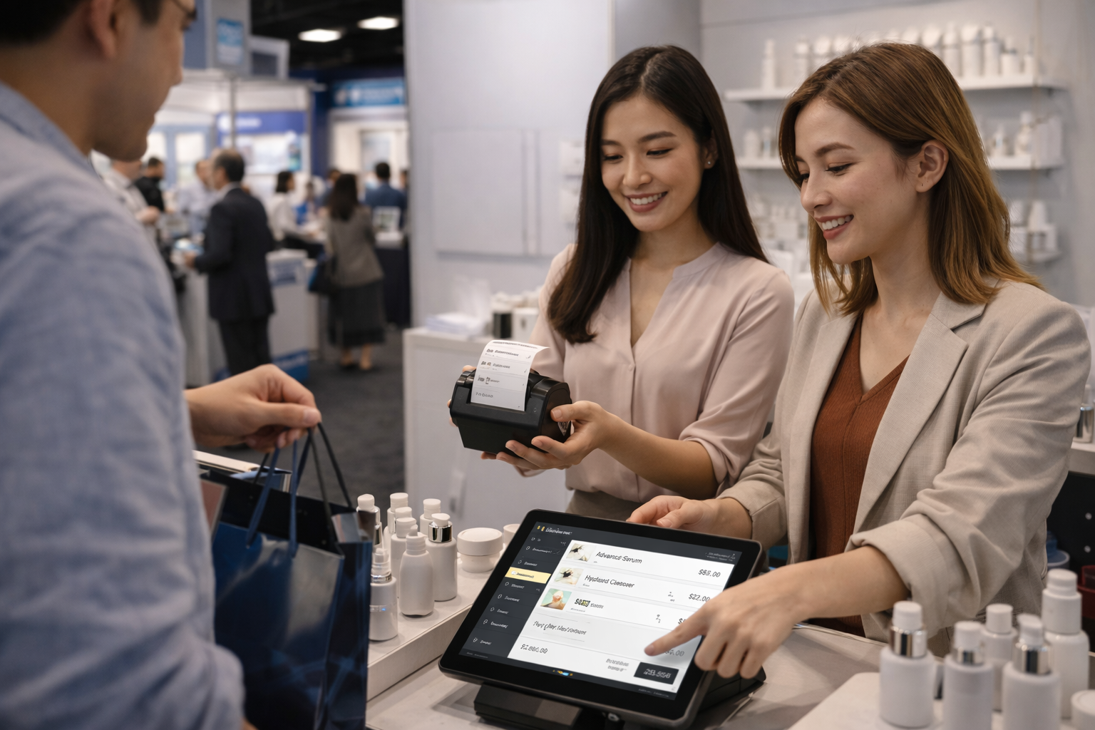 Expo trade show live sales tracking